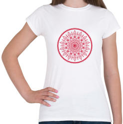 printfashion Magyaros mandala - Női póló - Fehér (3999440)