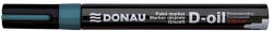 DONAU Marker permanent cu vopsea Donau, varf rotund, 2.8 mm, verde (DN101212) - siscom-papetarie