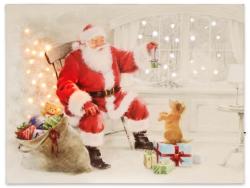 Garthen Falikép NEXOS Santa Claus 30 x 40 cm - 40x LED