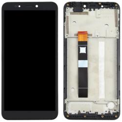 Nokia NBA001LCD096482 Gyári Nokia C2 fekete LCD kijelző érintővel kerettel előlap (NBA001LCD096482)