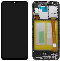 Samsung GH82-20229A Gyári Samsung Galaxy A20e SM-A202 LCD kijelző érintővel fekete kerettel előlap (GH82-20229A)