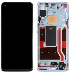 NBA001LCD096562 Oneplus 8T kék LCD kijelző érintővel kerettel előlap (NBA001LCD096562)