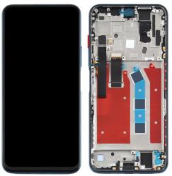 NBA001LCD096773 Huawei Honor X10 kék LCD kijelző érintővel kerettel előlap (NBA001LCD096773)