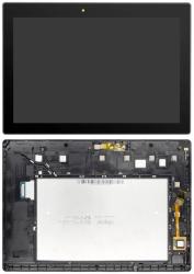 NBA001LCD096566 Lenovo TAB 3 10 Plus fekete LCD kijelző érintővel kerettel előlap (NBA001LCD096566)