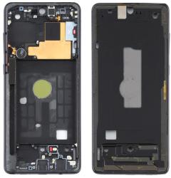 tel-szalk-1922008 Samsung Galaxy Note10 Lite fekete középső keret (tel-szalk-1922008)
