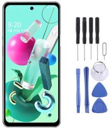  NBA001LCD096545 LG Q92 fekete LCD kijelző érintővel kerettel előlap (NBA001LCD096545)