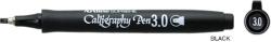 ARTLINE Marker ARTLINE Supreme Calligraphy, varf tesit din fetru 3.0mm - negru (EPF-243-BK)