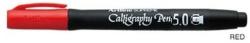 ARTLINE Marker ARTLINE Supreme Calligraphy, varf tesit din fetru 5.0mm - rosu (EPF-245-RE)