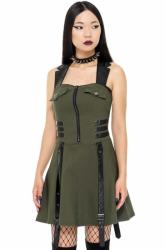 KILLSTAR Rochie pentru femei KILLSTAR - Psy-Ops - KAKI - KSRA002422