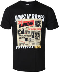 ROCK OFF tricou stil metal bărbați Guns N' Roses - Lies Track List - ROCK OFF - GNRTS57MB