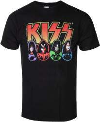 ROCK OFF tricou stil metal bărbați Kiss - Logo - ROCK OFF - KISSTS14MB