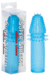 Seven Creations Manson Penis Super Stretch Blue Silicone Sleeve