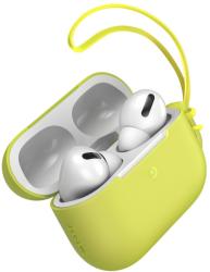  Ultravékony sárga színű szilikongél AirPods PRO tartó - AirPods Pro: Baseus Let's go - tokgalaxis