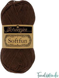 Scheepjes Softfun 2623 Chocolate - csokibarna fonal