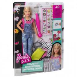 Mattel Papusa Barbie Designer D. I. Y emoji DYN93