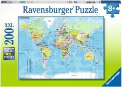 Ravensburger Világtérkép XXL puzzle 200 db-os (12890)