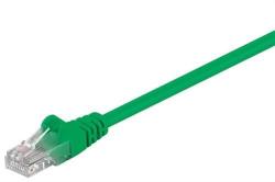 Goobay Cablu CAT5e UTP verde 1.5m patchcord RJ45 x2 CCA neecranat Goobay (95558)