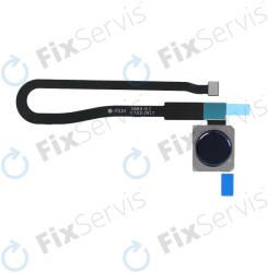 Huawei Mate 10 Pro BLA-L29 - Ujjlenyomat-érzékelő ujj + Flex Kábelek (Midnight Blue) - 23100312 Genuine Service Pack, Midnight Blue