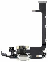 Apple iPhone 11 Pro Max - Töltő Csatlakozó + Flex Kábelek (Silver), Silver