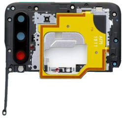 Huawei Honor 20 Lite - Keret + Hátlapi Kameralencse Üveg + NFC (Midnight Black) - 02352QMM Genuine Service Pack, Midnight Black