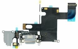 Apple iPhone 6 - Töltő Csatlakozó + Flex Kábelek (Black), Fekete