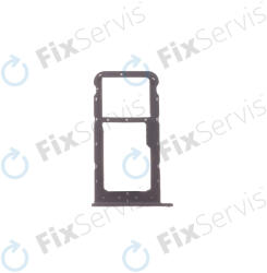Huawei Honor 9 Lite LLD-L31 - SIM/SD Slot (Black) - 51661GYF Genuine Service Pack, Black