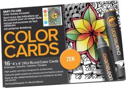 Chameleon Set cartoane cu imagini pentru colorat Zen Carte de colorat
