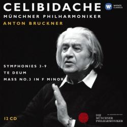 Sony Music Sergiu Celibidache (Munchner Philharmoniker) - Anton Bruckner-Symphonies 3-9 Te Deum Mass no. 3 in F minor (12CD)