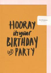 Katie Leamon Felicitare - Hooray! It's your birthday, let's party