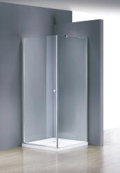 Aqualife HX Vario1 matt biztonsági üveges, szögletes, nyílóajtós zuhanykabin - 80 x 90 cm (35625)