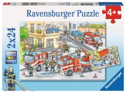 Ravensburger Tűzoltók - A város hősei 2x24 db-os (07814)