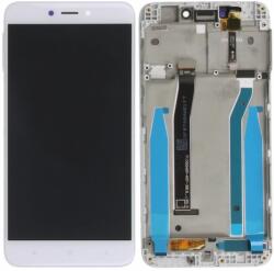 Xiaomi Redmi 4X - LCD Kijelző + Érintőüveg + Keret (White) TFT, White