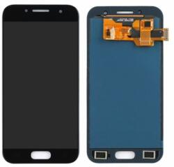 Samsung Galaxy A3 A320F (2017) - LCD Kijelző + Érintőüveg (Black) OLED, Black