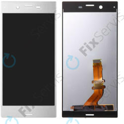 Sony Xperia XZ F8331 - LCD Kijelző + Érintőüveg (Silver) TFT, Silver