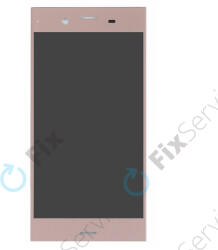 Sony Xperia XZ1 G8341 - LCD Kijelző + Érintőüveg (Pink) TFT, Pink