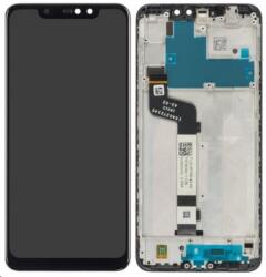 Xiaomi Redmi Note 6 Pro - LCD + Érintőüveg + Keret (Black) - 5606100640C7 Genuine Service Pack, Black