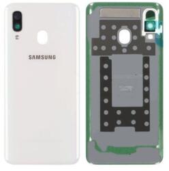 Samsung Galaxy A40 A405F - Akkumulátor Fedőlap (White) - GH82-19406B Genuine Service Pack, Fehér
