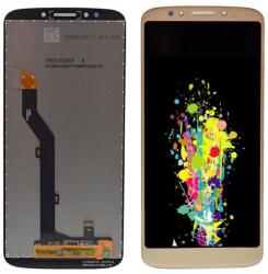 Motorola Moto E5 Plus XT1924 - LCD Kijelző + Érintőüveg (Gold) TFT, Gold