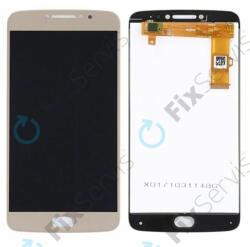 Motorola Moto E4 Plus XT1771 - LCD Kijelző + Érintőüveg (Gold) TFT, Gold