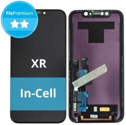 Apple iPhone XR - LCD Kijelző + Érintőüveg + Keret In-Cell FixPremium