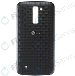 LG K10 K420N - Akkumulátor Fedőlap (Black) - ACQ89015001 Genuine Service Pack, Black