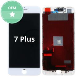 Apple iPhone 7 Plus - LCD Kijelző + Érintőüveg + Keret (White) TFT, White
