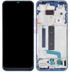 Xiaomi Mi 10 Lite - LCD Kijelző + Érintőüveg + Keret (Aurora Blue) - 56000300J900 Genuine Service Pack, Blue