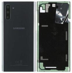 Samsung Galaxy Note 10 - Akkumulátor Fedőlap (Aura Black) - GH82-20528A Genuine Service Pack, Aura Black