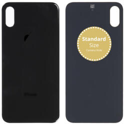 Apple iPhone XS - Hátsó Ház Üveg (Space Gray), Space Gray