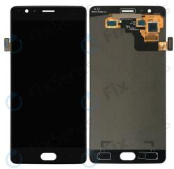 OnePlus 3T - LCD Kijelző + Érintőüveg (Black) TFT, Black