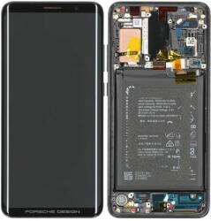 Huawei Mate 20 RS - LCD Kijelző + Érintőüveg + Keret + Akkumulátor (Black) - 02351XWW Genuine Service Pack, Black