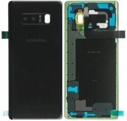 Samsung Galaxy Note 8 N950FD - Akkumulátor Fedőlap (Midnight Black) - GH82-14985A Genuine Service Pack, Black