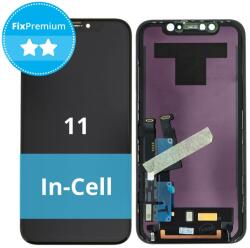 Apple iPhone 11 - LCD Kijelző + Érintőüveg + Keret In-Cell FixPremium