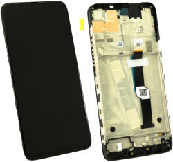Motorola One Fusion Plus - LCD Kijelző + Érintőüveg + Keret (Twilight Blue) - 5D68C16856 Genuine Service Pack, Twilight Blue
